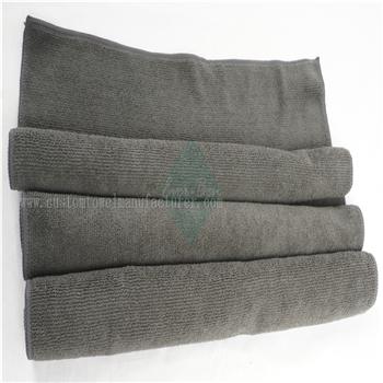 China bulk twist drying towel supplier Custom Logo Black Promotional Kitchen Cleaning Towels Manufacturer for Italy Poland